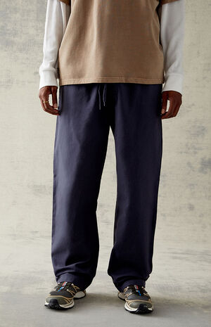 Blue Straight Trousers image number 1