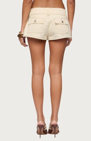 Keinan Low Rise Denim Shorts image number 3