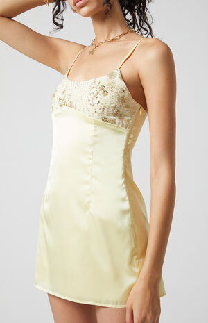 Bustier Sparkle Mini Dress image number 5