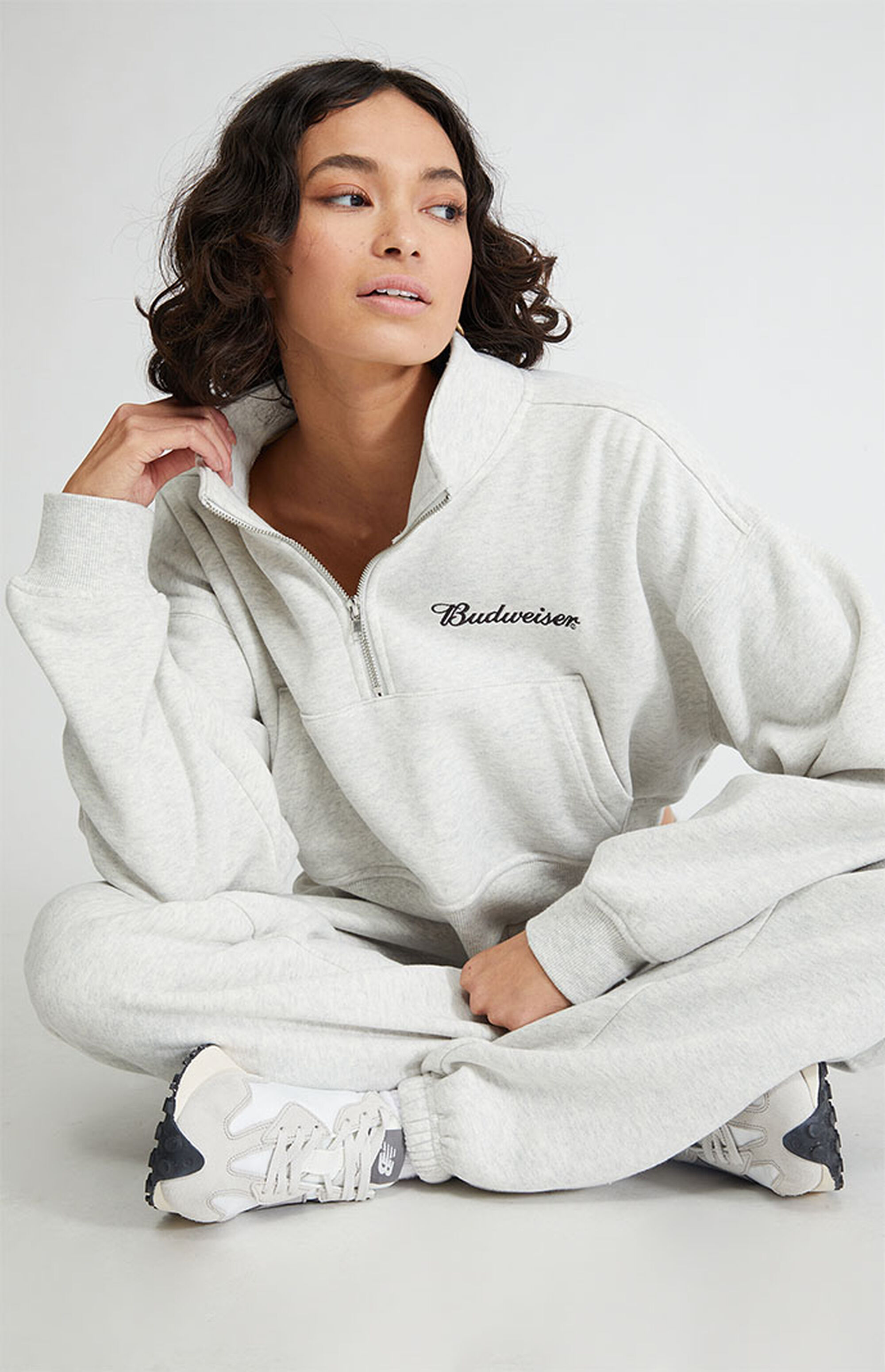 Budweiser Classic HalfZip Sweatshirt PacSun