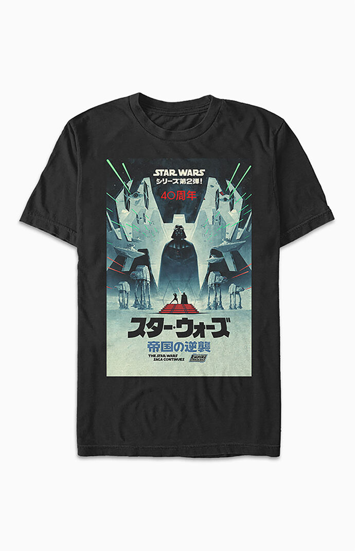 Empire Strikes Back Japanese Poster T-Shirt