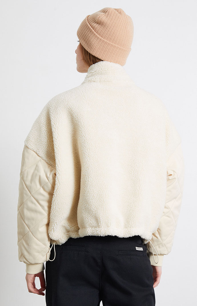 La hearts on sale ivory sherpa jacket
