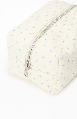 Cream Floral Travel Bag image number 2