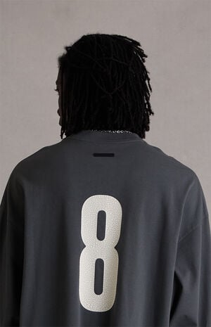 Gray Merch Long Sleeve T-Shirt image number 4