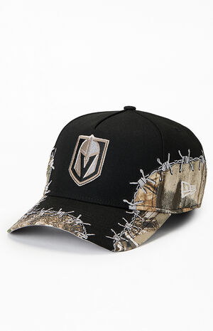 Las Vegas Golden Knights Camo Barbwire 9FORTY Snapback Hat image number 4