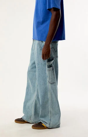 Men&rsquo;s Extra Baggy Utility Jeans - Little Balcony image number 4