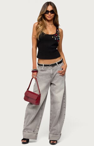 Natash Button Tank Top image number 5