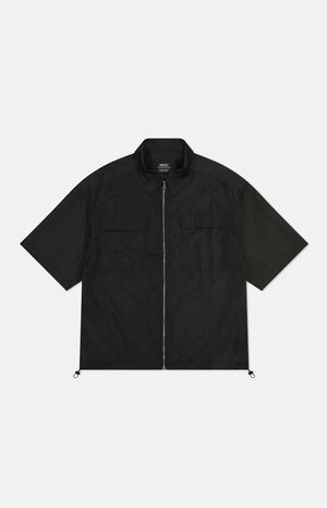Black Open Wind Nylon Shirt image number 1