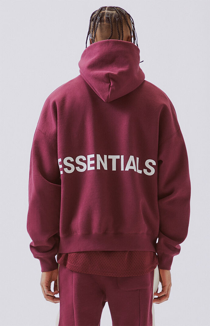 Fear of god essentials sales graphic pullover hoodie black