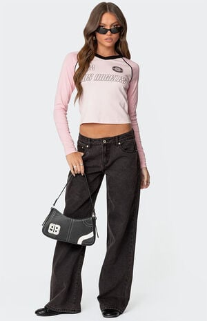 Bow Pocket Relaxed Jeans image number 5