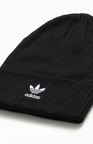 Black Adicolor OG Ribbed 2.0 Beanie image number 2