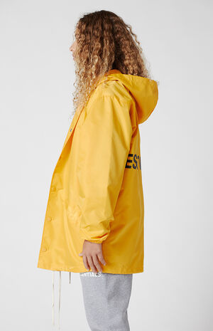 Essentials Hooded Coach Jacket image number 3