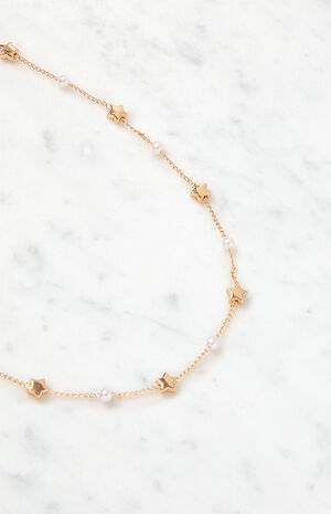 Pearl Star Choker Necklace