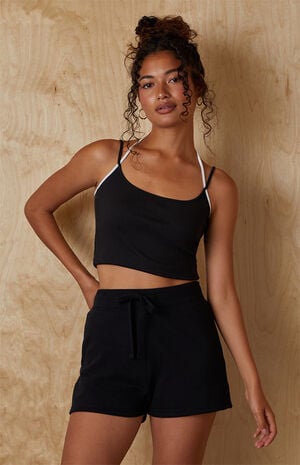 Solid Color Sweat Shorts