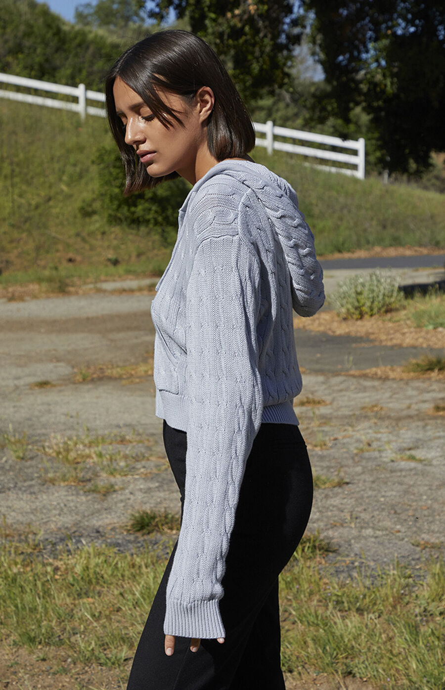Light blue crystal hoodie clearance