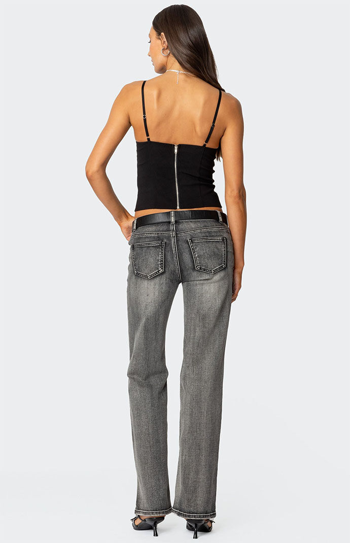 ★E.B.M★ Washed Bootcut Denim Pants EMP2DPT020 Signature Mid-Rise Denim | Bootcut (Roma Wash) | Betabrand