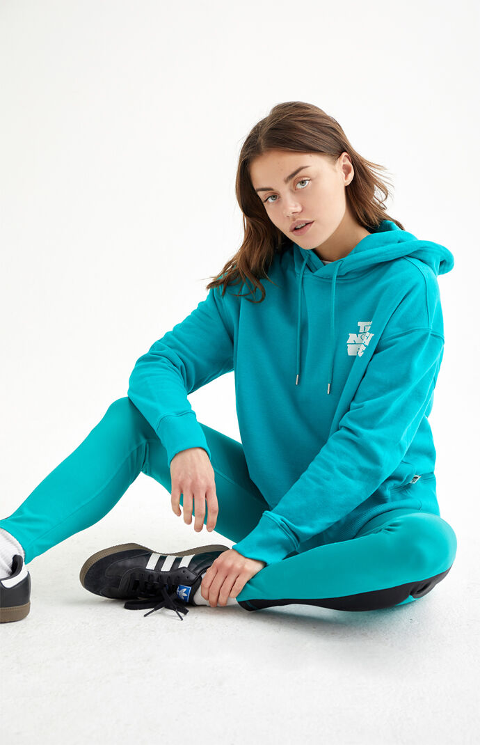 Logo Haze Crop Hoodie