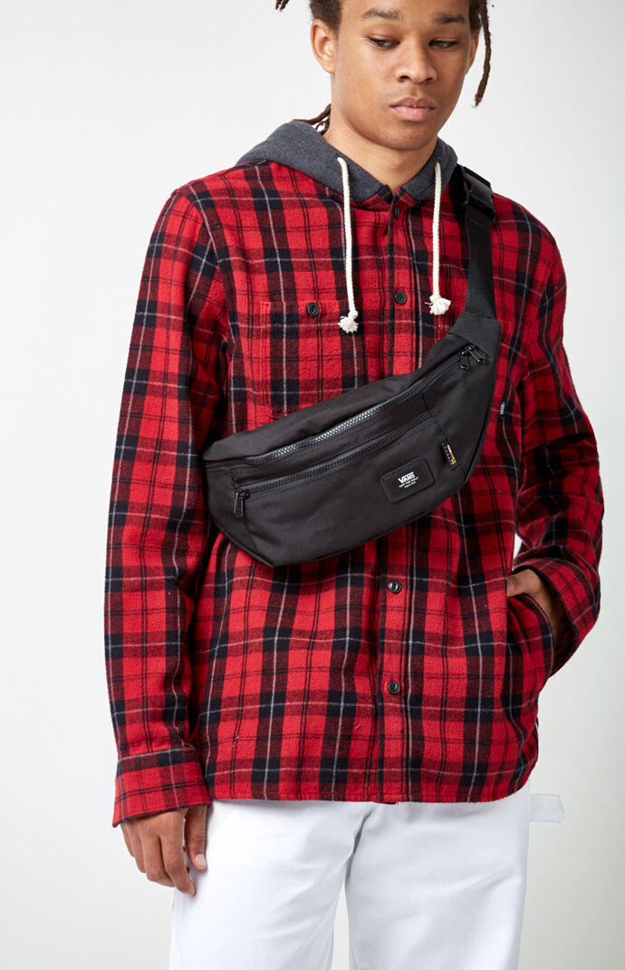 vans ward flame cross body pack