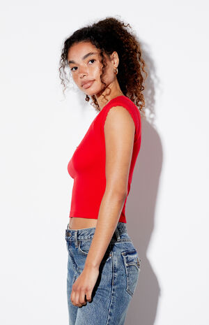 Lace Trim Bow Top image number 3