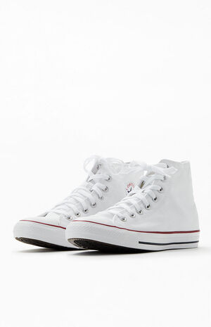 Chuck Taylor All Star High Top White Shoes image number 2