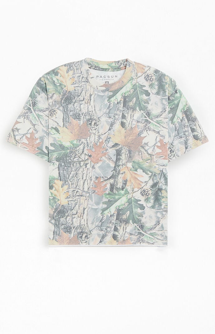 Pacsun Camo Premium Cropped T-Shirt