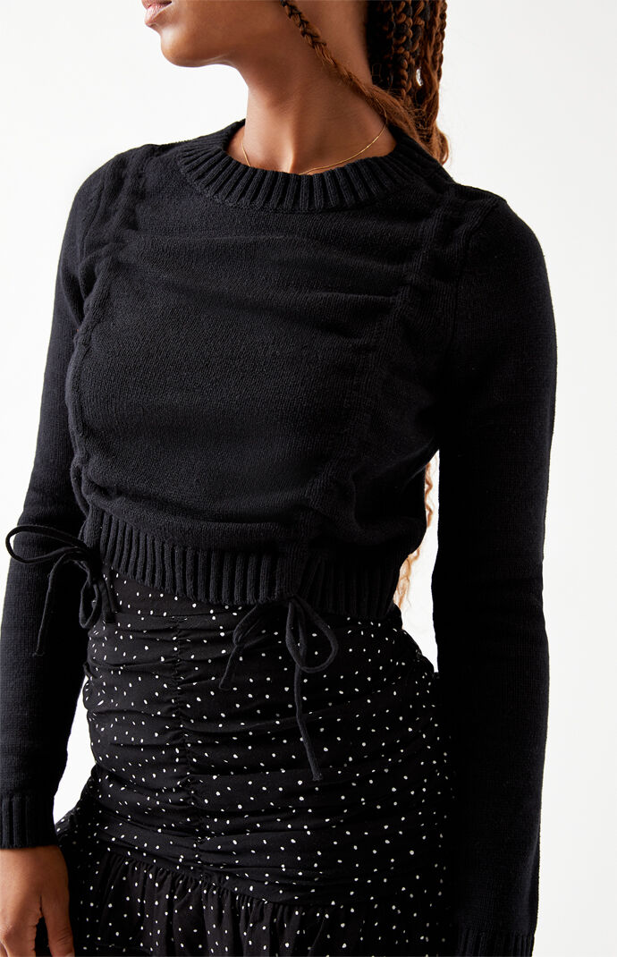 Cinched Pullover Sweater