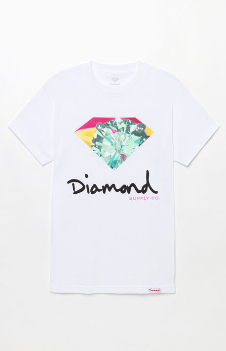 Diamond Supply Co Pacsun Union White T Shirt