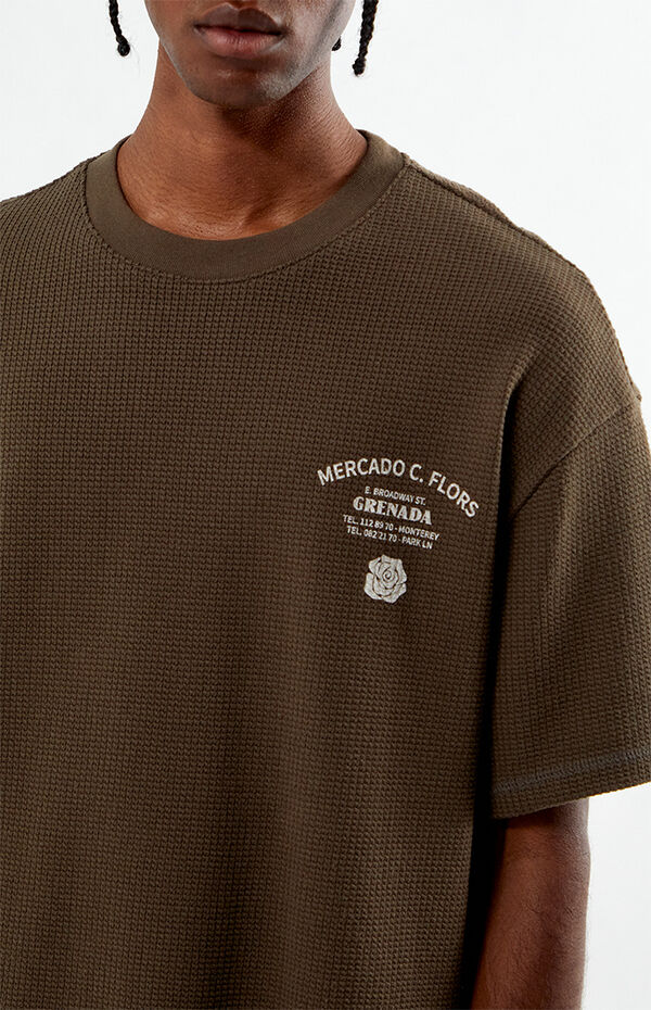 Pacsun Mercado Waffle Knit T-Shirt