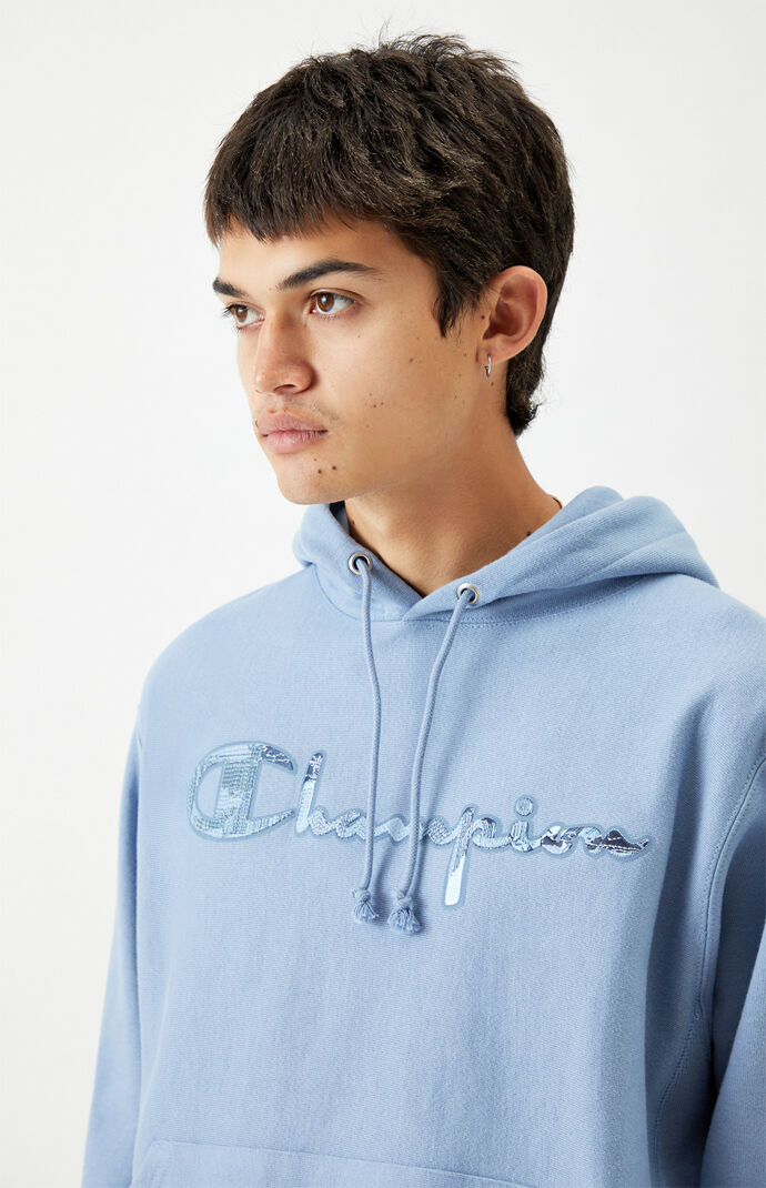 Reverse Weave Tonal Marble Hoodie