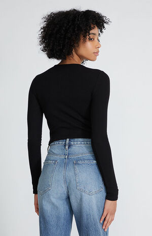 Scoop Neck Long Sleeve Top image number 3