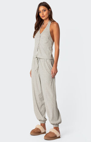 Rosanna Waffle Pajama Sweatpants image number 2