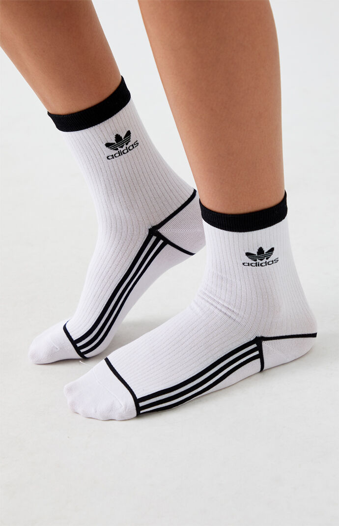 3 Pack Originals Black & White Sport Mid Socks