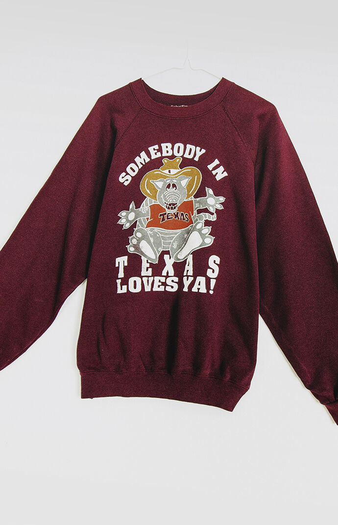 Texas crew neck sweatshirt clearance