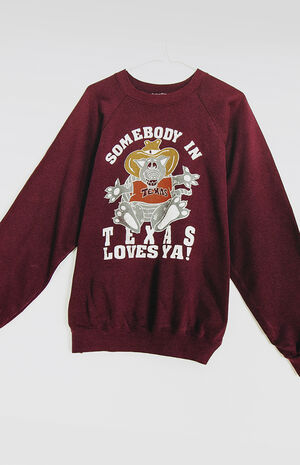 Upcycled Texas Crew Neck Sweatshirt image number 2
