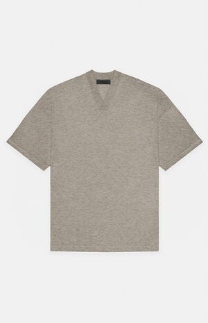 Heather Grey V-Neck T-Shirt image number 1