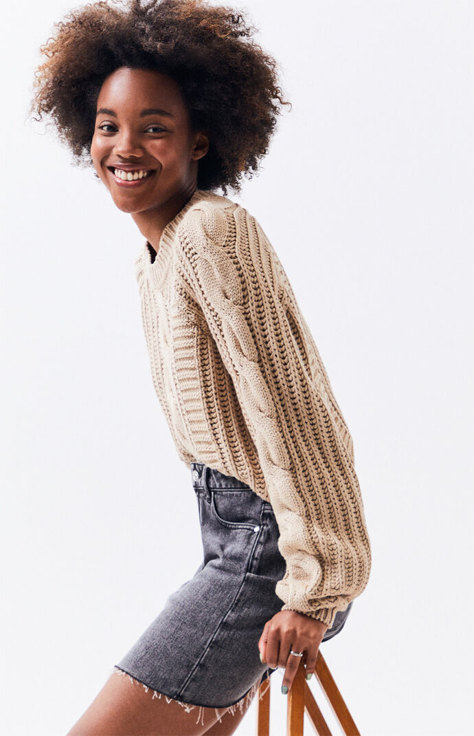 Nixie Cable Stitch Sweater