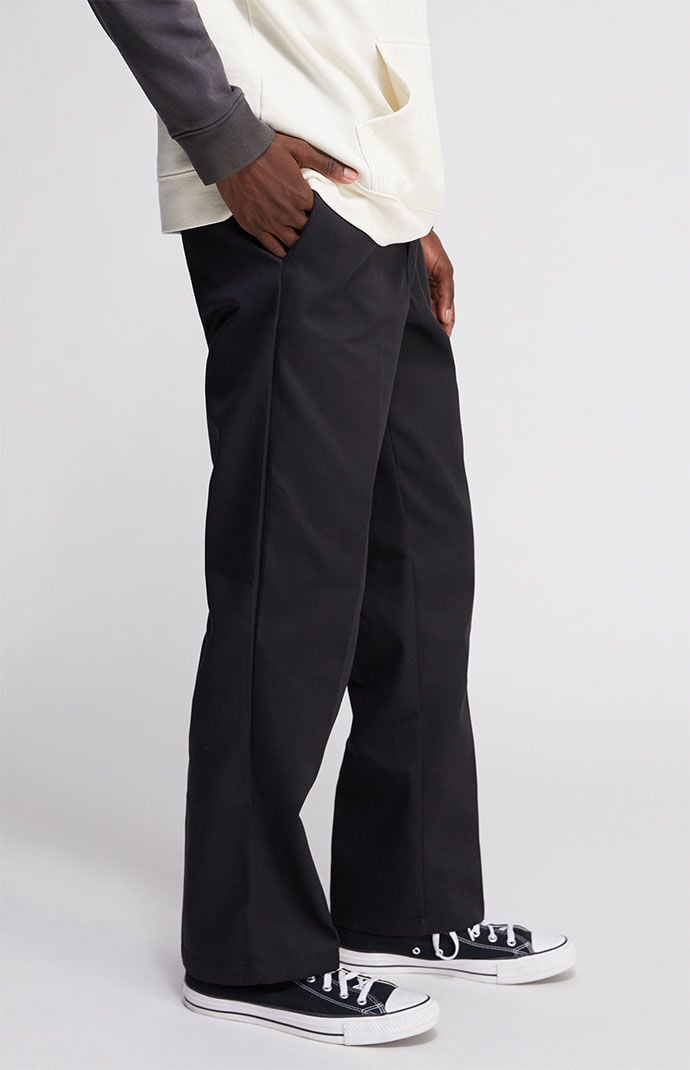 black work pants high waisted