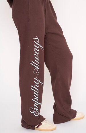 Empathy Always Waffle Knit Baggy Sweatpants image number 4