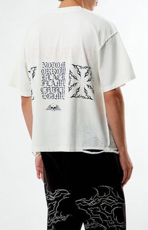 x Civil Active Crawling Out Ripped Oversized T-Shirt image number 3