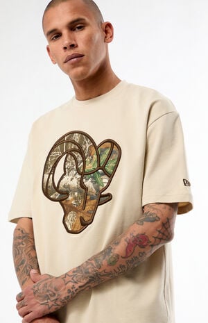 LA Rams Real Tree Camo T-Shirt image number 3