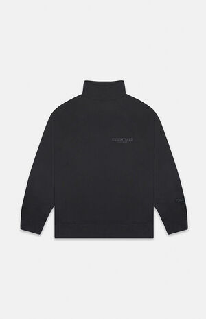 Black Mock Neck Sweatshirt image number 1