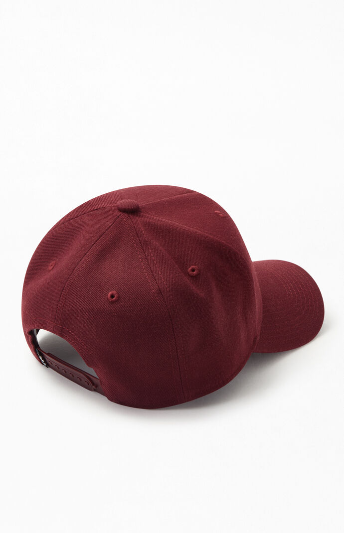 adidas burgundy beanie