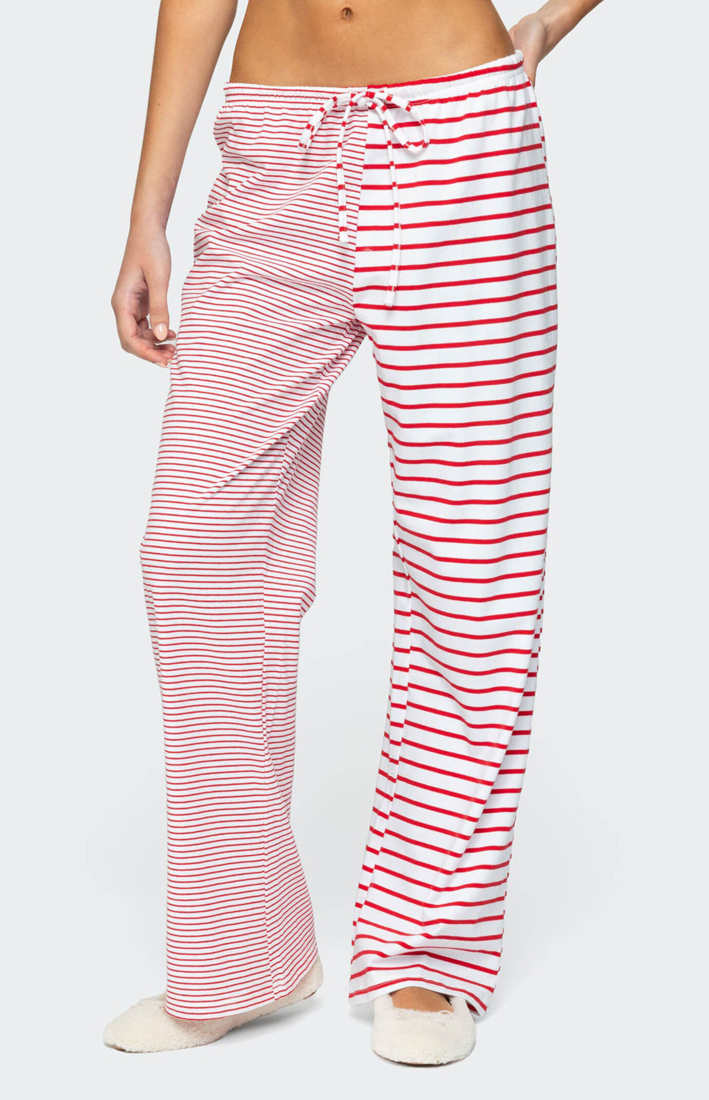Edikted Laken Mixed Striped Pants