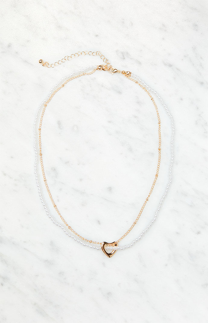 La hearts necklace hot sale