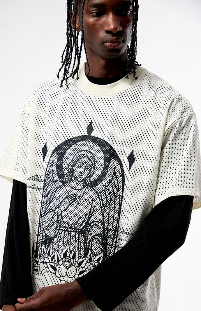 Pacsun Angel Mesh Jersey