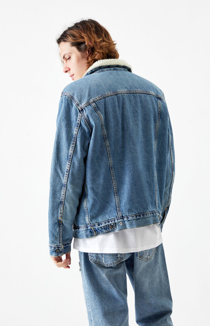 Indigo Type III Sherpa Denim Jacket