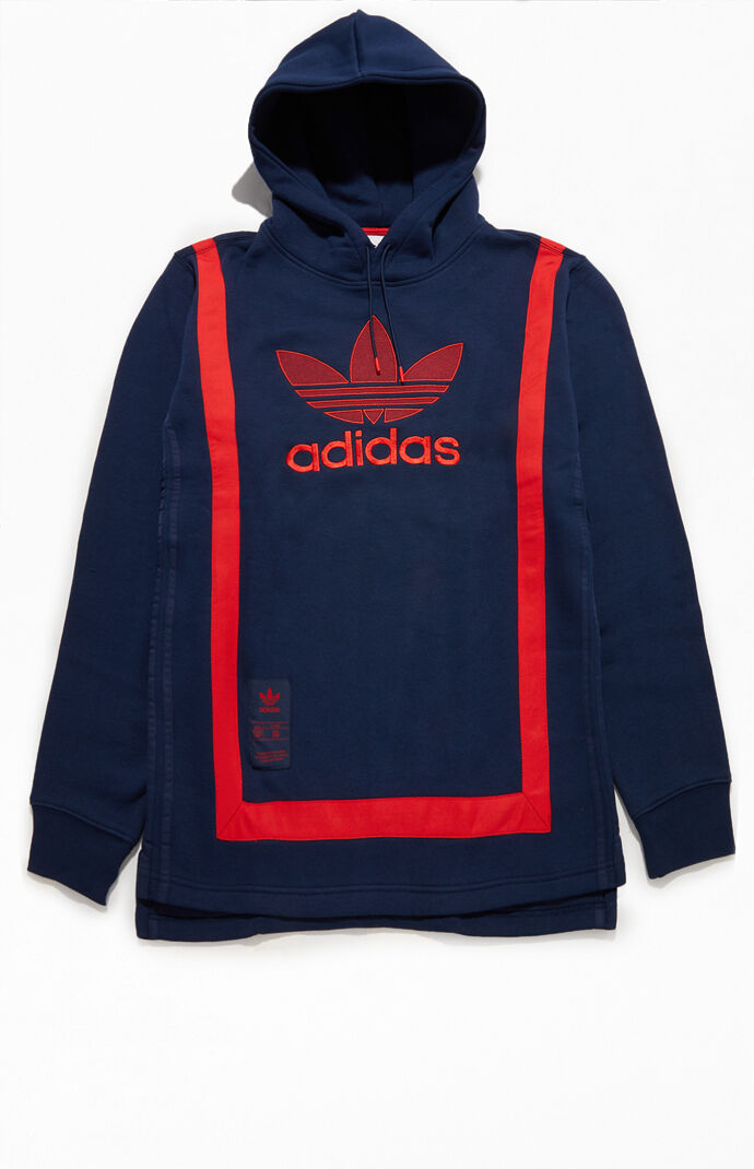 red adidas hoodie pacsun