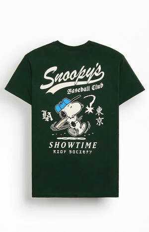 Snoopy Baseball Showtime T-Shirt image number 1