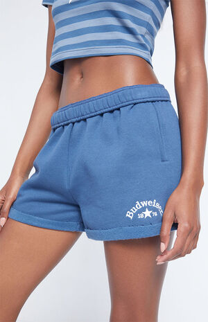 By PacSun Star Rolled Sweat Shorts image number 2
