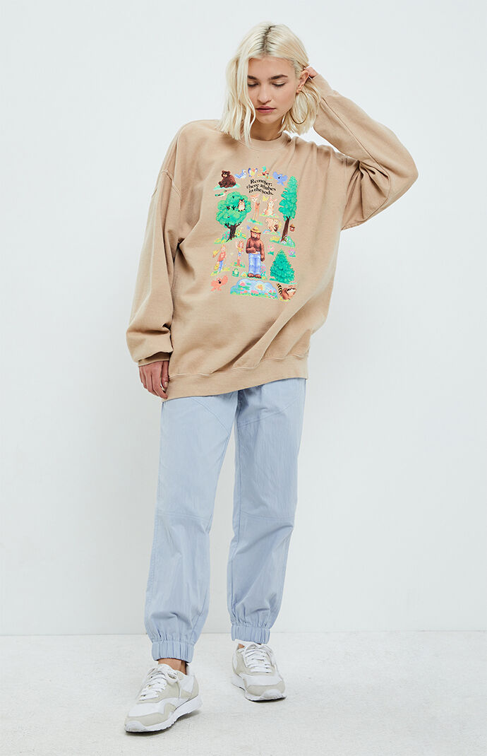 Smokey Forest Babes Crew Neck Sweatshirt